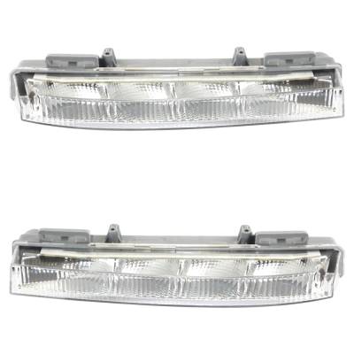 New Pair Of Driving Light Compatible With Mercedes Benz C63 Amg Black Series C63 Amg Base 2012-2015