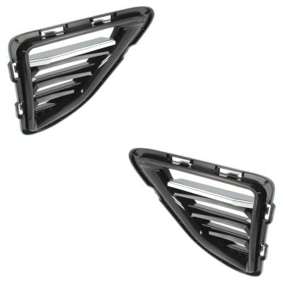 Rareelectrical - New Front Left And Front Right Fog Light Cover Compatible With Chevrolet Camaro Ss 2017-2018 By - Image 2