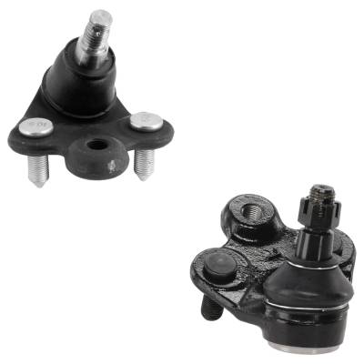 Rareelectrical - New Front Left Lower And Front Right Lower Ball Joint Compatible With Acura Honda Civic Ex-L 4 Cyl - Image 5