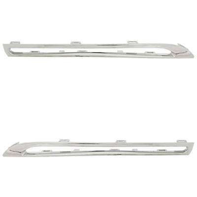 New Left Upper And Right Upper Grille Trim Compatible With Mercedes Benz Glc300 4Matic Glc300 Base