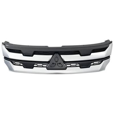 Rareelectrical - New Textured Black Grille Assembly Compatible With Mitsubishi Rvr Se 4 Cyl 2.4L Outlander Sport Gt - Image 1