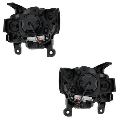 Rareelectrical - New Pair Of Headlight Compatible With Jeep Grand Cherokee Wk Laredo E 6 Cyl 3.6L Grand Cherokee - Image 4