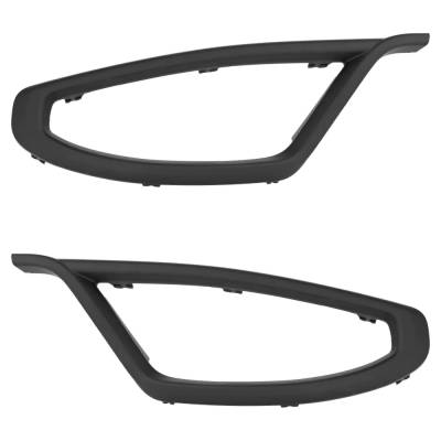 Rareelectrical - New Front Left And Front Right Fog Light Trim Compatible With Jeep Cherokee Trailhawk 4 Cyl 2.0L - Image 2