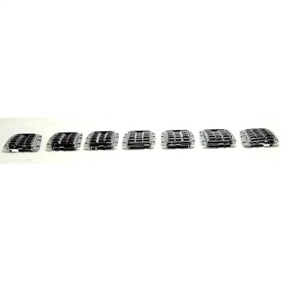 Rareelectrical - New Chrome Grille Assembly Compatible With Jeep Grand Cherokee Overland 6 Cyl 3.6L Grand Cherokee - Image 4