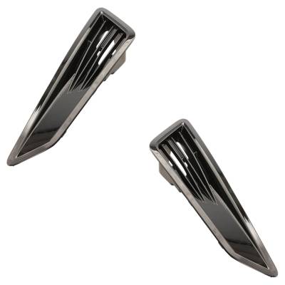 Rareelectrical - New Pair Of Hood Scoop Compatible With Chevrolet Camaro Ss 2016-2018 By Gm1235136 23403779 Gm1235137 - Image 6