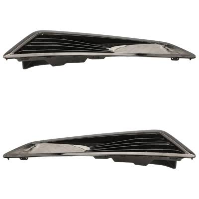 Rareelectrical - New Pair Of Hood Scoop Compatible With Chevrolet Camaro Ss 2016-2018 By 23403779 23403778 Gm1235136 - Image 3