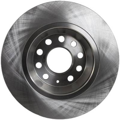 Rareelectrical - New Solid Brake Disc Compatible With Audi Volkswagen Tiguan Wolfsburg Edition 4 Cyl 2.0L Eos Lux 4 - Image 3