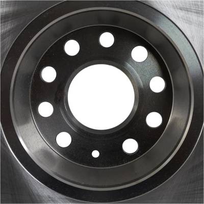 Rareelectrical - New Solid Brake Disc Compatible With Audi Volkswagen Tiguan Wolfsburg Edition 4 Cyl 2.0L Eos Lux 4 - Image 8
