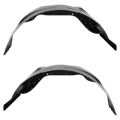 Rareelectrical - New Front Left And Front Right Fender Liner Compatible With Chevrolet Gmc Express 1500 Ls 6 Cyl 4.3L - Image 3