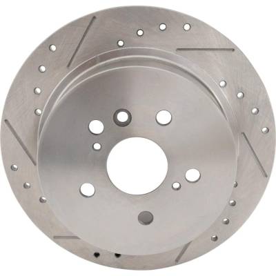 Rareelectrical - New Solid Brake Disc Compatible With Toyota Highlander Plus 4 Cyl 2.7L Highlander Hybrid Limited 6 - Image 3