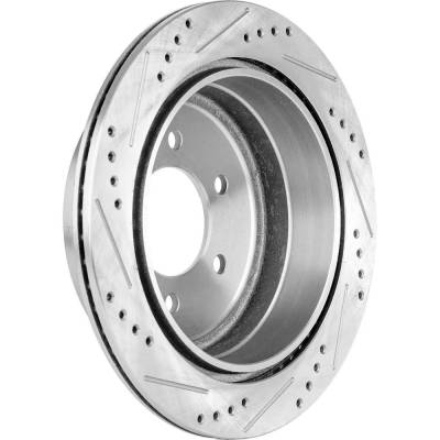 Rareelectrical - New Cross-Drilled And Slotted Brake Disc Compatible With Lexus Toyota 4Runner Limited 8 Cyl 4.7L - Image 5