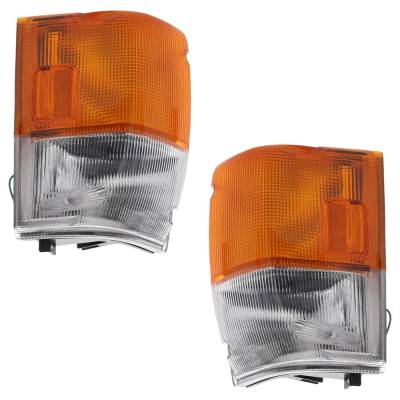 Rareelectrical - New Front Right And Front Left Turn Signal Light Compatible With Gmc Isuzu W4500 Forward W4s042 8 - Image 2