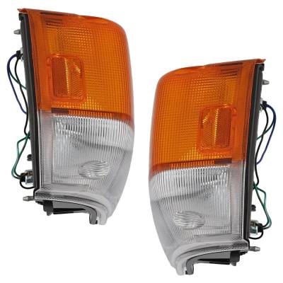 Rareelectrical - New Front Right And Front Left Turn Signal Light Compatible With Gmc Isuzu W4500 Forward W4s042 8 - Image 3