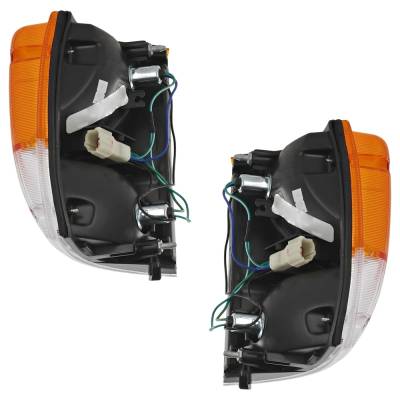 Rareelectrical - New Front Right And Front Left Turn Signal Light Compatible With Gmc Isuzu W4500 Forward W4s042 8 - Image 6