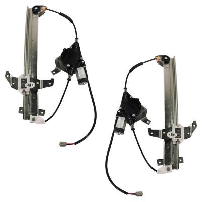 Rareelectrical - New Front Left And Front Right Window Regulator Compatible With Lincoln Town Car Tournament Edition - Image 1