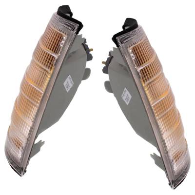 Rareelectrical - New Pair Of Corner Light Compatible With Mercedes Benz E420 Base 8 Cyl 4.2L E300 Base 6 Cyl 3.0L - Image 3