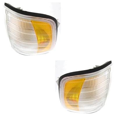 Rareelectrical - New Pair Of Corner Light Compatible With Mercedes Benz E420 Base 8 Cyl 4.2L E300 Base 6 Cyl 3.0L - Image 7