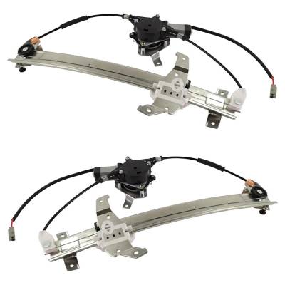 Rareelectrical - New Front Left And Front Right Window Regulator Compatible With Lincoln Town Car Base Town Car - Image 2