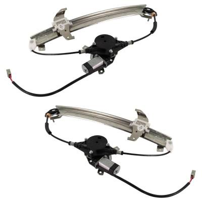 Rareelectrical - New Front Left And Front Right Window Regulator Compatible With Lincoln Town Car Base Town Car - Image 3