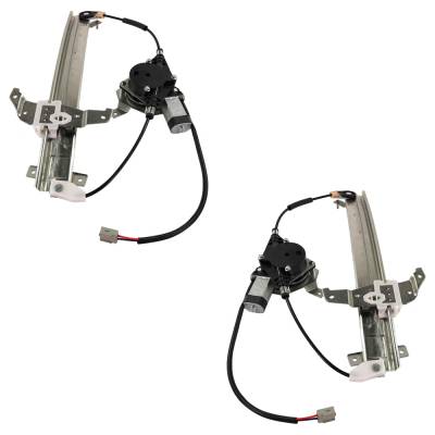 Rareelectrical - New Front Left And Front Right Window Regulator Compatible With Lincoln Town Car Base Town Car - Image 4