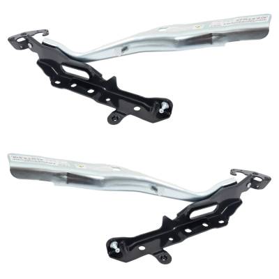 Rareelectrical - New Pair Of Hood Hinge Compatible With Ford F-250 Super Duty Lariat 8 Cyl 7.3L F-250 Super Duty - Image 3
