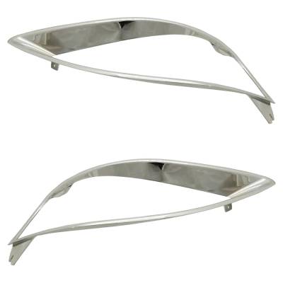 Rareelectrical - New Front Left And Front Right Headlight Bezel Compatible With Freightliner Columbia 120 6 Cyl 12.5L - Image 6