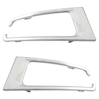 Rareelectrical - New Pair Of Headlight Bezel Compatible With Ford Expedition Max Xlt 6 Cyl 3.5L Expedition King Ranch - Image 3