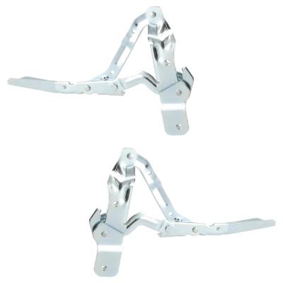 Rareelectrical - New Pair Of Hood Hinge Compatible With Ford Ecosport Titanium 4 Cyl 2.0L Ecosport S 4 Cyl 2.0L - Image 2