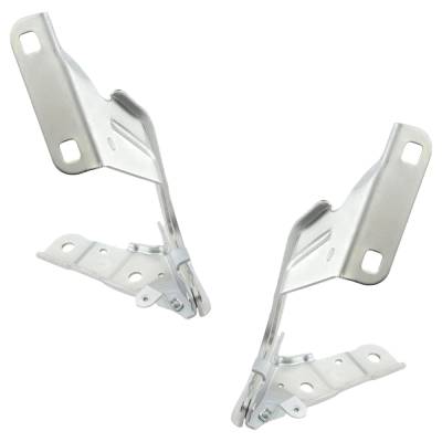 New Pair Of Hood Hinge Compatible With Ford Explorer Platinum 6 Cyl 3.5L Explorer Base 4 Cyl 2.0L