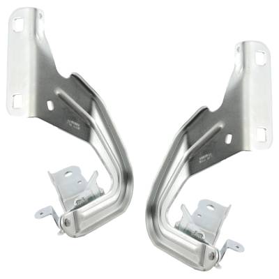 Rareelectrical - New Pair Of Hood Hinge Compatible With Ford Explorer Limited 4 Cyl 2.3L Police Interceptor Utility - Image 3