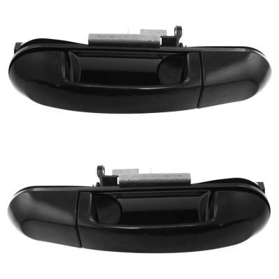 Rareelectrical - Set Of 2 Rear Exterior Door Handle Compatible With 2002-2010 Ford Explorer Mercury Mountaineer - Image 2