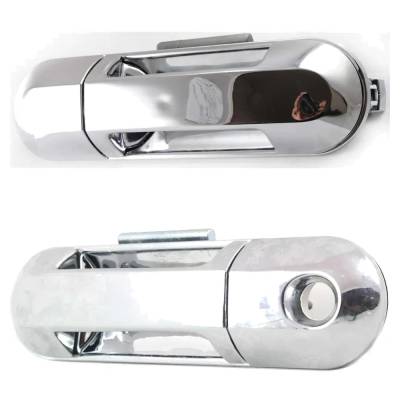 Rareelectrical - Front Left And Right Exterior Door Handle Compatible With 2002-2010 Mercury Mountaineer Ford - Image 2