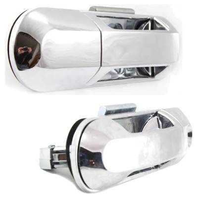 Rareelectrical - Front Left And Right Exterior Door Handle Compatible With 2002-2010 Mercury Mountaineer Ford - Image 3