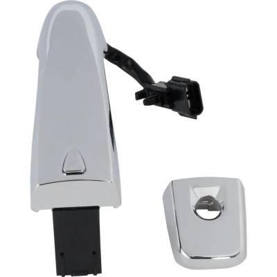 Rareelectrical - Front Driver Side Exterior Door Handle Compatible With 2015-2023 Nissan Rogue Nissan Murano Chrome - Image 2