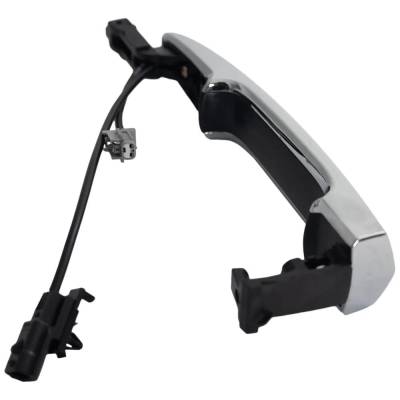 Rareelectrical - Front Or Rear Driver Side Exterior Door Handle Compatible With 2011-2017 Nissan Leaf Chrome Without - Image 3