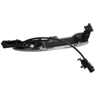 Rareelectrical - Front Or Rear Driver Side Exterior Door Handle Compatible With 2011-2017 Nissan Leaf Chrome Without - Image 4