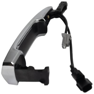 Rareelectrical - Front Or Rear Driver Side Exterior Door Handle Compatible With 2011-2017 Nissan Leaf Chrome Without - Image 5