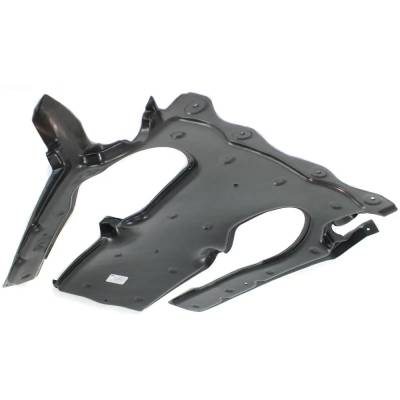 Rareelectrical - Engine Splash Guard Compatible With 2007-2014 Mercedes-Benz Cl550 S450 S550 Rear Plastic Guard - Image 3