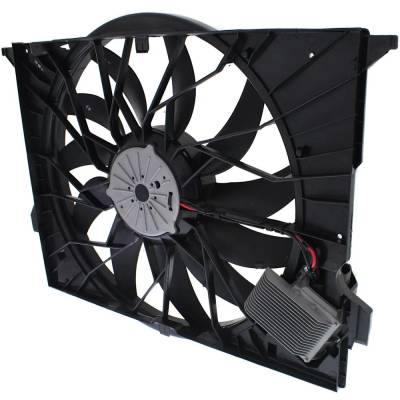 Rareelectrical - New Radiator Cooling Fan Assembly Compatible With Mercedes Benz Cl63 Amg Base 8 Cyl 6.3L E63 Amg - Image 2