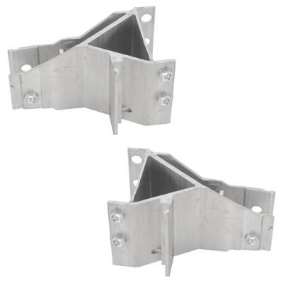 Rareelectrical - New Front Left And Front Right Bumper Bracket Compatible With Bmw 740I Base 6 Cyl 3.0L M550i Xdrive - Image 1