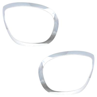 Rareelectrical - New Pair Of Headlight Bezel Compatible With Mini Cooper Countryman S All4 4 Cyl 2.0L Cooper - Image 2