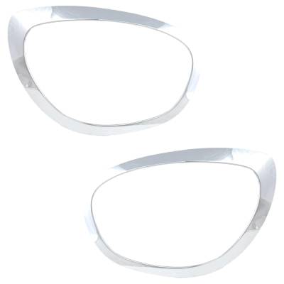Rareelectrical - New Pair Of Headlight Bezel Compatible With Mini Cooper Countryman S All4 4 Cyl 2.0L Cooper - Image 3