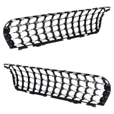 Rareelectrical - New Left Upper And Right Upper Grille Assembly Compatible With Mercedes Benz Glc43 Amg 4Matic 6 Cyl - Image 2