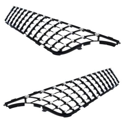Rareelectrical - New Left Upper And Right Upper Grille Assembly Compatible With Mercedes Benz Glc43 Amg 4Matic 6 Cyl - Image 3