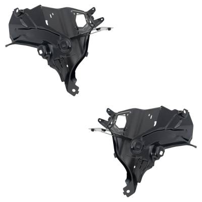 Rareelectrical - New Pair Of Headlight Bracket Compatible With Mini Cooper Countryman S All4 4 Cyl 2.0L Cooper - Image 2