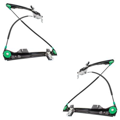 Rareelectrical - New Front Left And Front Right Window Regulator Compatible With Jaguar X-Type Base X-Type Vdp - Image 3
