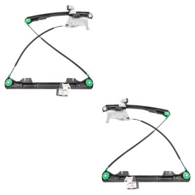 Rareelectrical - New Front Left And Front Right Window Regulator Compatible With Jaguar X-Type Base X-Type Vanden - Image 1