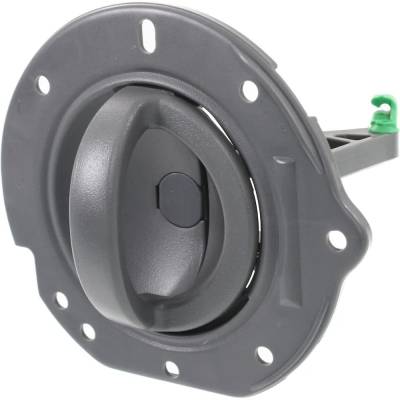 Rareelectrical - Front Driver Side Interior Door Handle Compatible With 2002-2007 Jeep Liberty Gray With Lock Button - Image 2