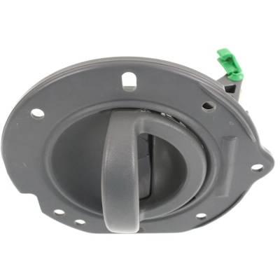 Rareelectrical - Front Driver Side Interior Door Handle Compatible With 2002-2007 Jeep Liberty Gray With Lock Button - Image 4