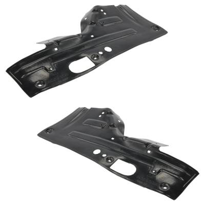 Rareelectrical - Engine Splash Guard Compatible With 2013-2020 Chevrolet Impala Malibu Xts Regal Left And Right - Image 2